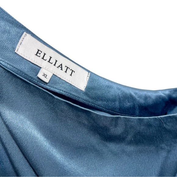 ELLIATT Saronic One-shoulder Dress in Blue XL - Picture 7 of 8